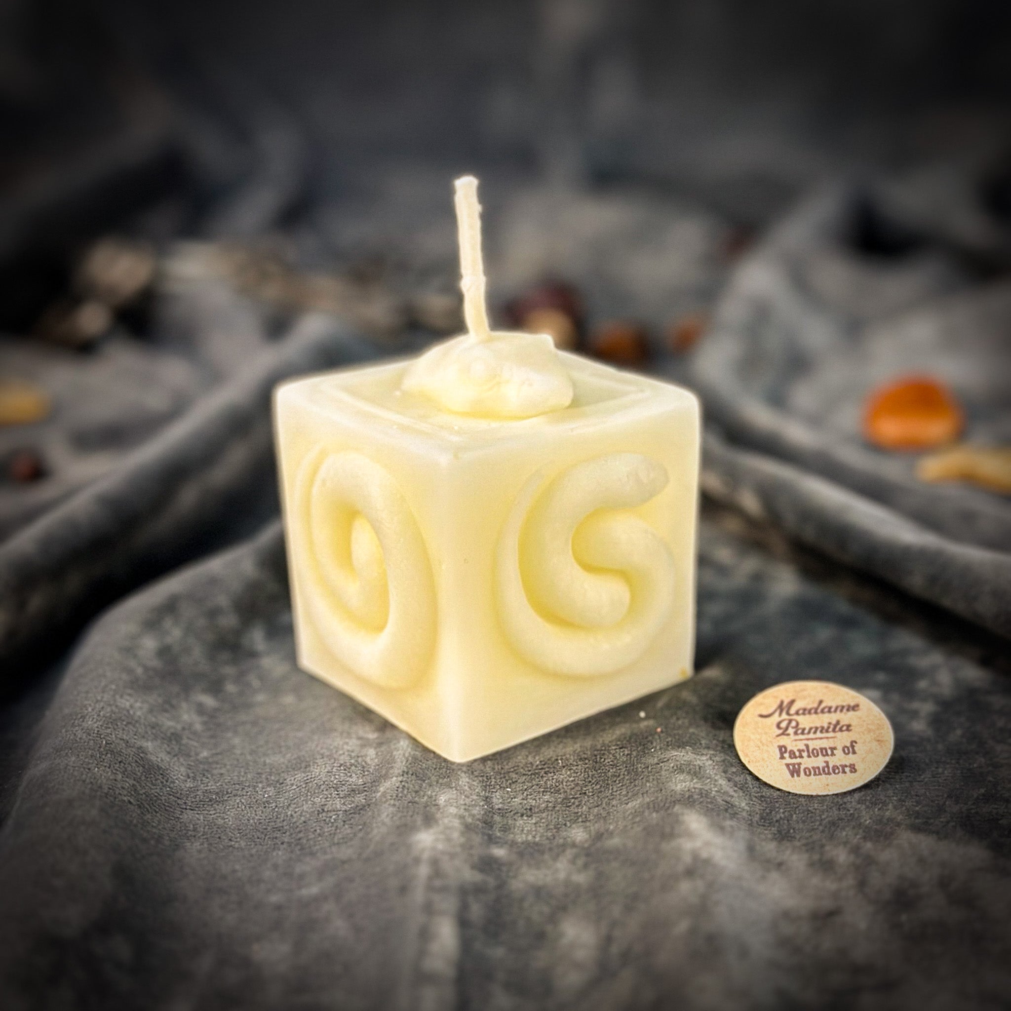 Pink Snake of Transformation Candle Spell Kit by Parlour of Wonders for renewal and personal growth, includes candles and spell components.