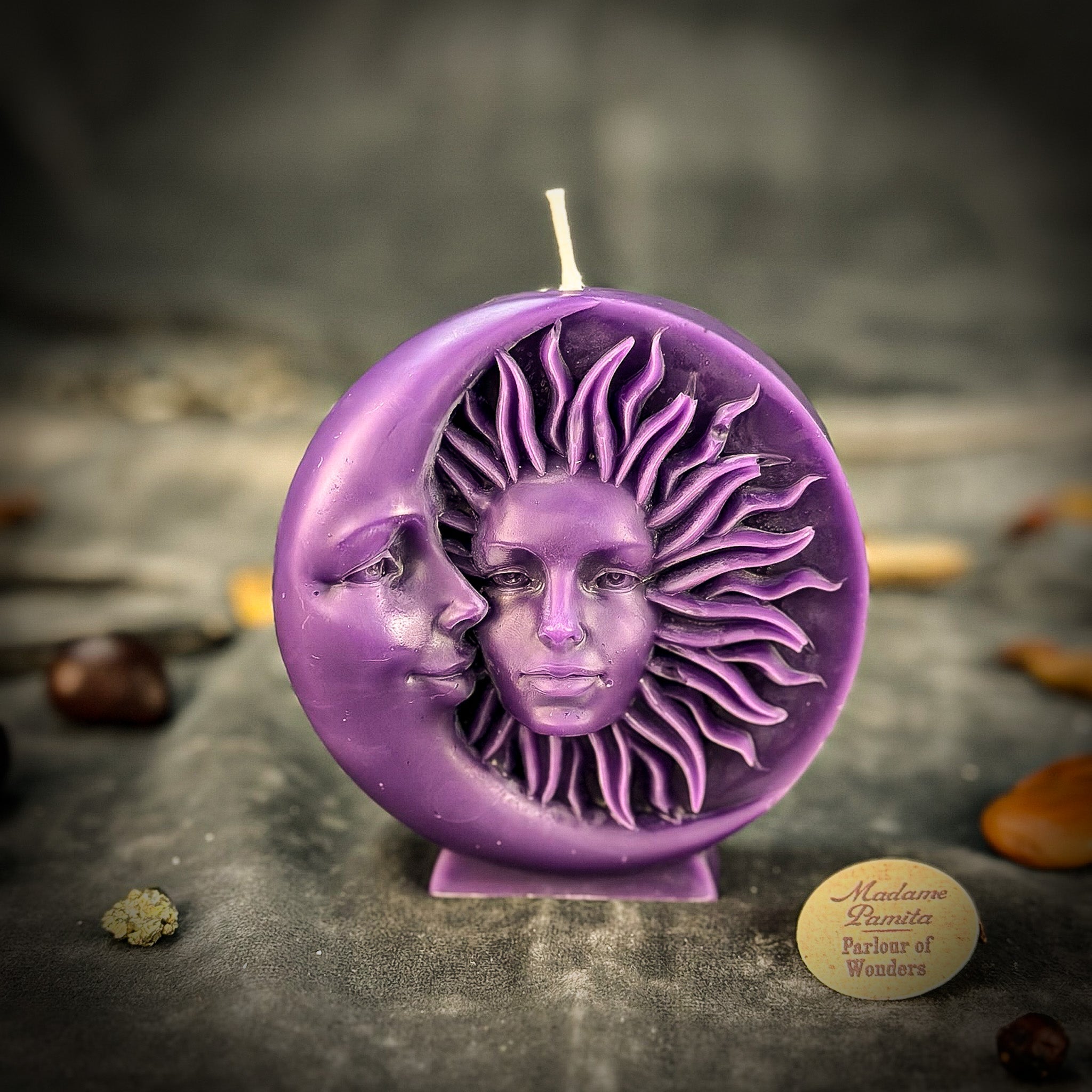 Pink Winter Solstice Candle Spell Kit by Parlour of Wonders for renewal and protection magic, includes candles and ritual tools.