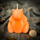 Purple Cuddly Capybara Cooperation Candle Spell Kit by Parlour of Wonders with candles and ritual tools for harmony and teamwork.