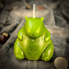 Purple Candle Spell Kit featuring a cute capybara image, designed for harmony and teamwork rituals by Parlour of Wonders.