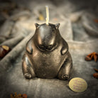 Purple Candle Spell Kit featuring a cuddly capybara illustration for harmony and teamwork, designed by Parlour of Wonders.