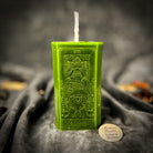 Purple Candle Spell Kit from Parlour of Wonders with candles and tools for victory and determination magic.