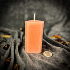 Parlour of Wonders Chariot Candle Spell Kit with purple candles for victory and determination magic, designed for empowerment rituals.