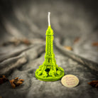 Purple Eiffel Tower Candle Spell Kit by Parlour of Wonders, featuring travel-themed candles for adventure and wanderlust magic.