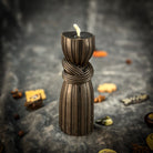 Purple Binding Knot Candle Spell Kit by Parlour of Wonders for connection and control magic, includes candles and spell tools.