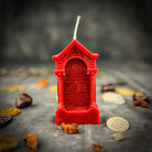 Parlour of Wonders Graveyard Candle Spell Kit with purple candles, herbs, and tools for closure and ancestral connection magic.