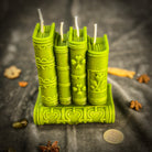 Red Candle Spell Kit for magic, learning, and creativity by Parlour of Wonders, featuring candles, herbs, and spell tools.
