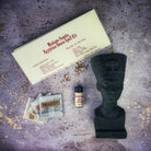 Egyptian Queen Candle Spell Kit by Parlour of Wonders with red candles for power, beauty, and magnetism magic.
