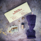 Egyptian Queen Candle Spell Kit by Parlour of Wonders featuring red passion candles for power, beauty, and magnetism magic.