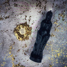 Red female figural candle from Parlour of Wonders Candle Spell Kit for sympathetic magic and personal power rituals.