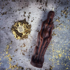 Red female figural candle from Parlour of Wonders Candle Spell Kit for sympathetic magic and personal power rituals.