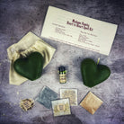 Red Heart to Heart Candle Spell Kit by Parlour of Wonders for love connection and reconciliation magic, includes candles and spell tools.