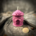 Love Shack Fairy Hut Candle Spell Kit by Parlour of Wonders featuring red candles and fairy hut design for romance and attraction magic.