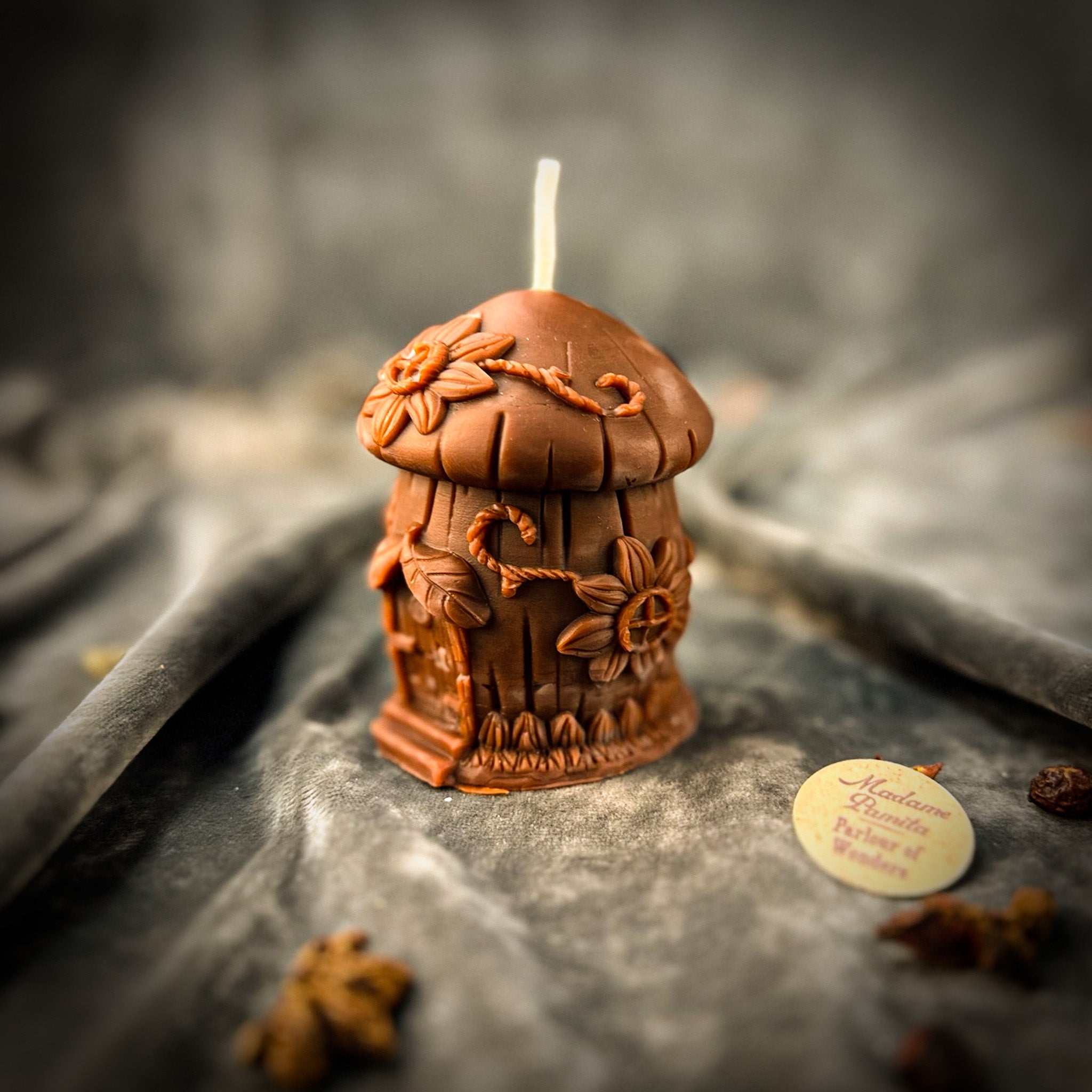 Parlour of Wonders Love Shack Fairy Hut Candle Spell Kit with red candles for romance and attraction magic.