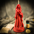 Red Passion Mara Winter Transformation Candle Spell Kit by Parlour of Wonders, featuring candles and tools for spell work.