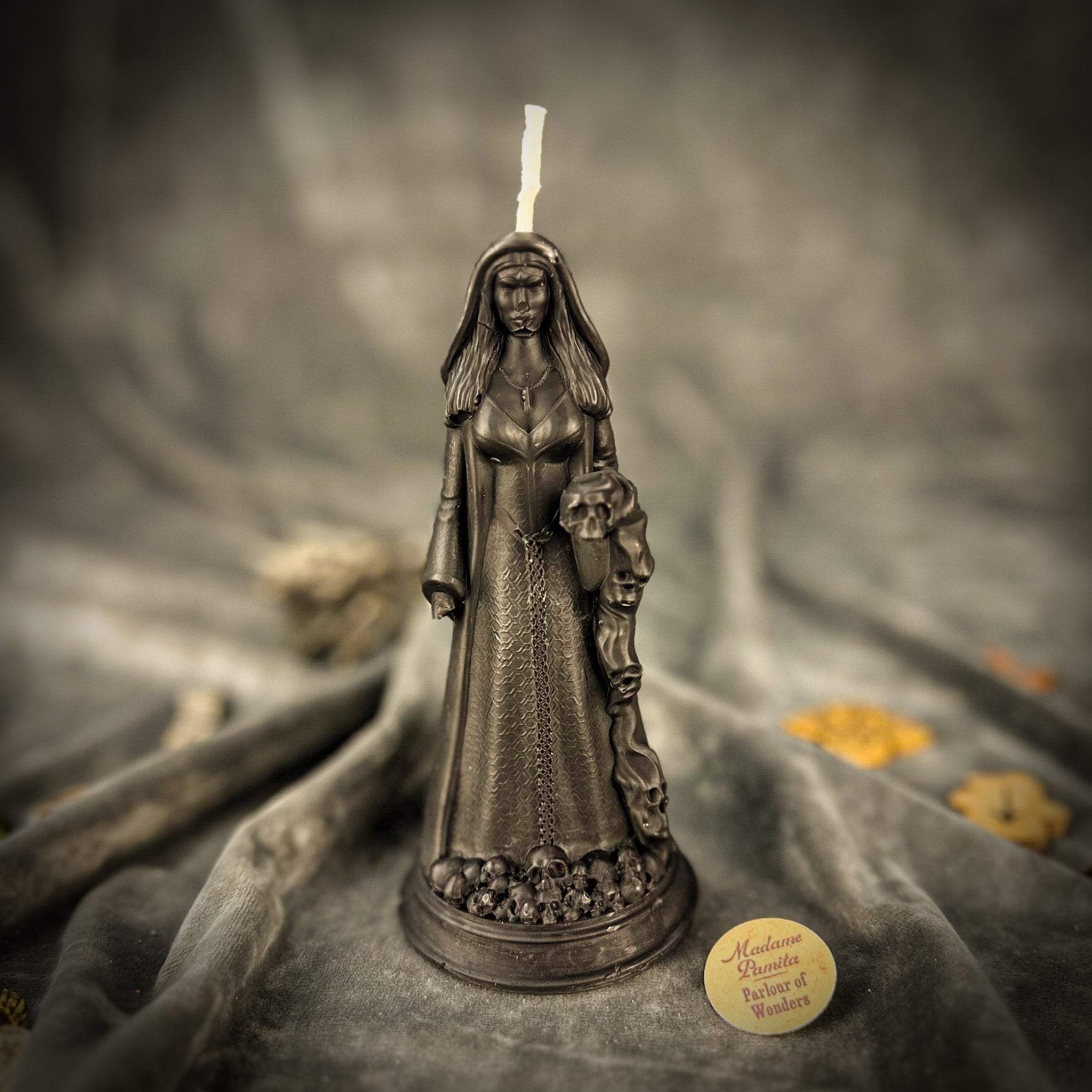 Parlour of Wonders Mara Winter Transformation Candle Spell Kit with red passion candles and spell components for transformation.