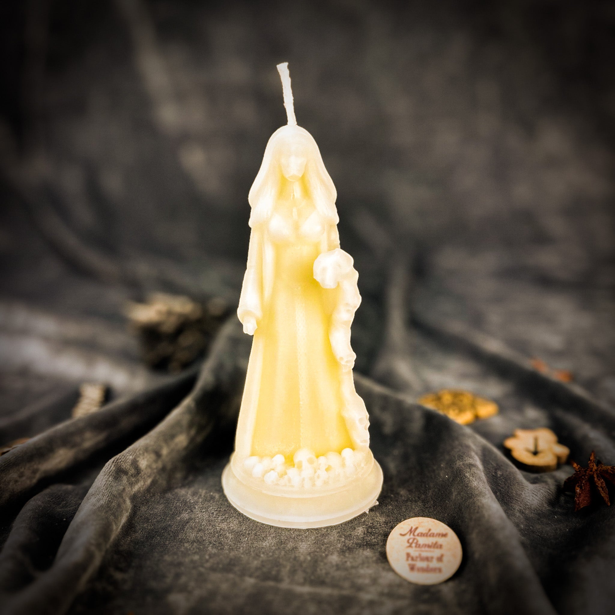 Parlour of Wonders Mara Winter Transformation Candle Spell Kit with red candles and ritual supplies for spiritual change.