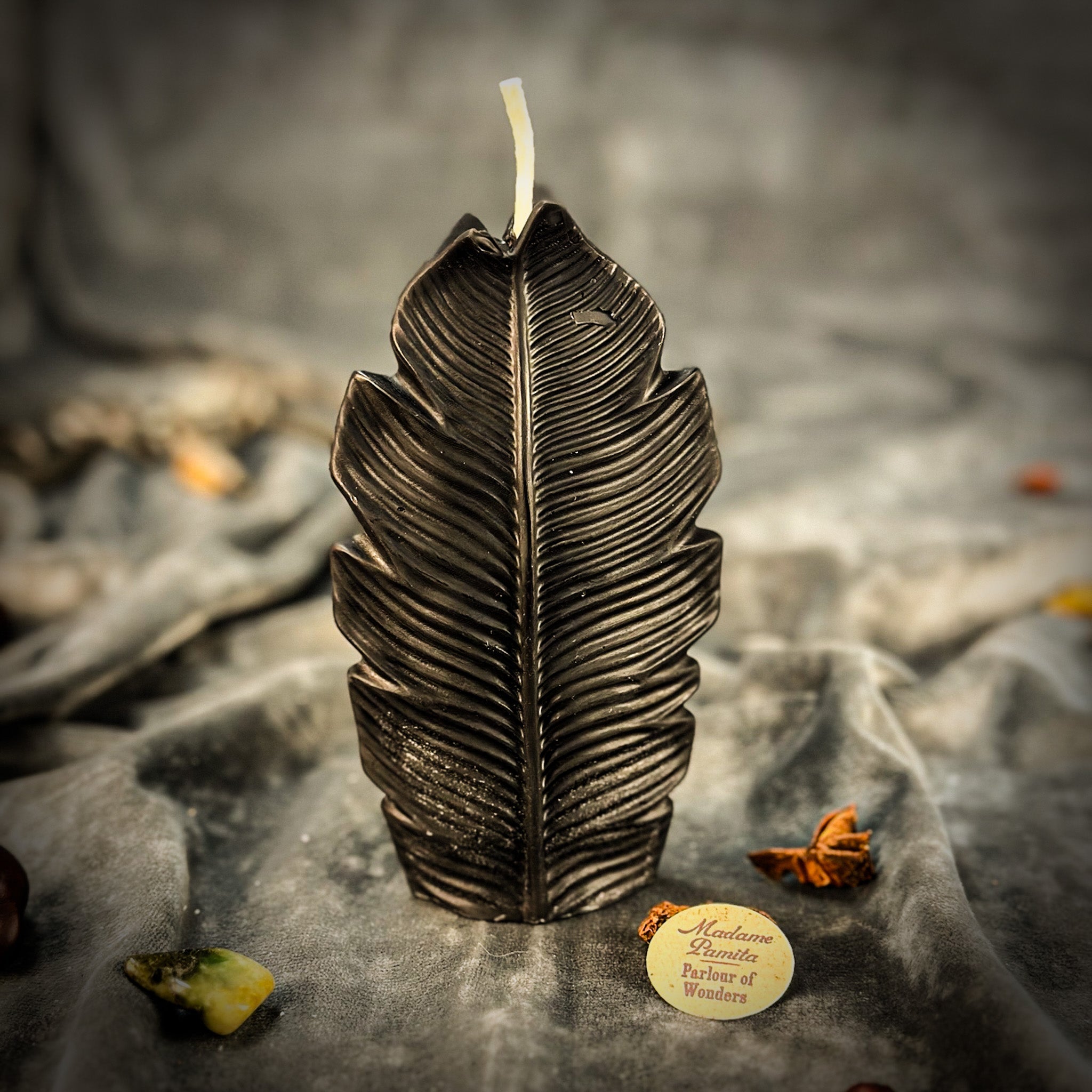 Parlour of Wonders Plant Spirit Candle Spell Kit with red passion candles for garden blessing and nature magic.
