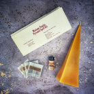Red Pyramid of Power Candle Spell Kit by Parlour of Wonders with candles, herbs, and tools for success and stability magic.