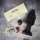 Red Santa Muerte Candle Spell Kit by Parlour of Wonders for protection, devotion, and sacred folk saint rituals.