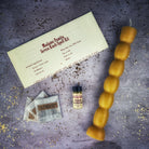Red passion Seven Knob Candle Spell Kit by Parlour of Wonders for seven-day manifestation magic and candle spell rituals.