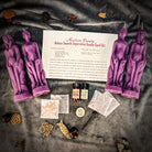 Deluxe Smooth Separation Candle Spell Kit by Parlour of Wonders featuring a red candle for peaceful parting and love direction.