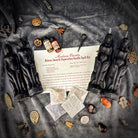 Red candle spell kit by Parlour of Wonders for peaceful separation and love direction, featuring human female-themed candles and tools.
