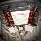 Deluxe Smooth Separation Candle Spell Kit for peaceful parting and love direction, featuring red candles and ritual tools by Parlour of Wonders.