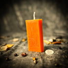 Red Magician Candle Spell Kit from Parlour of Wonders with candles and tools for manifestation and willpower magic.