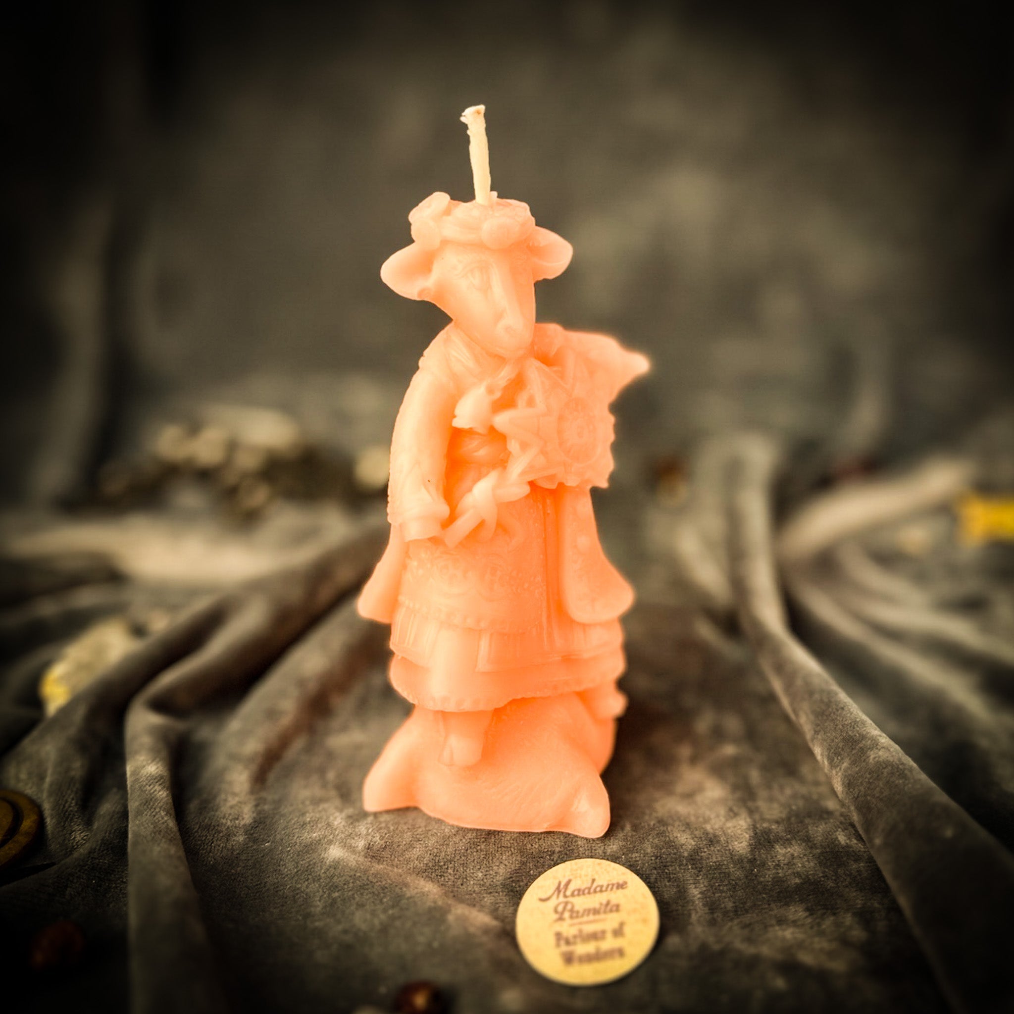 Parlour of Wonders Koza New Year Abundance Candle Spell Kit with yellow candles and spiritual tools for prosperity rituals.