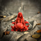 Parlour of Wonders Moon Goddess Candle Spell Kit with yellow candle for lunar magic and divine feminine energy.