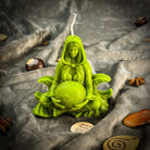 Parlour of Wonders Moon Goddess Candle Spell Kit with yellow candle, used for lunar magic and divine feminine energy rituals.
