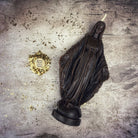 Queen of Heaven Candle Spell Kit by Parlour of Wonders with yellow candle, symbols of divine Mother and unconditional love magic.