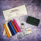 Parlour of Wonders Seven Treasures Candle Spell Kit with yellow candles for blessings and abundance, natural spiritual ritual set.