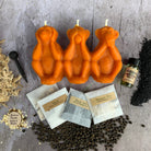 Yellow Candle Spell Kit by Parlour of Wonders for stopping gossip, silencing negativity, and protecting reputation.