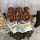 Parlour of Wonders candle spell kit for stopping gossip, silencing jealousy, and protecting reputation with a yellow success candle.