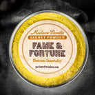 Fame and Fortune Sachet Powder by Madame Pamita from Parlour of Wonders, white powder in small sachet, used for spiritual rituals.