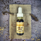 Joie De Vivre Oil by Madame Pamita from Parlour of Wonders, elegant bottle with vibrant label, used for holistic wellness and rituals.