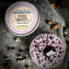 Reverse Negativity Sachet Powder by Madame Pamita from Parlour of Wonders, shown in a small herbal powder sachet.