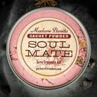Soul Mate Sachet Powder by Madame Pamita from Parlour of Wonders, shown in a small, decorative sachet with herbal ingredients.