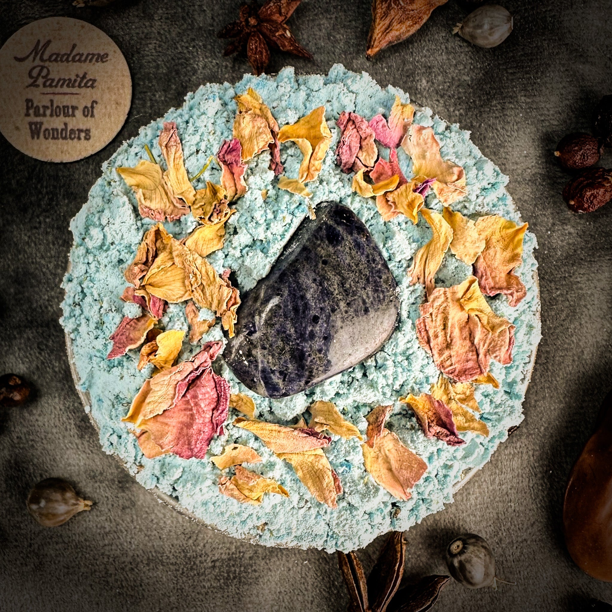 Talk to Me Sachet Powder by Madame Pamita from Parlour of Wonders, a mystical herbal powder in a small sachet.