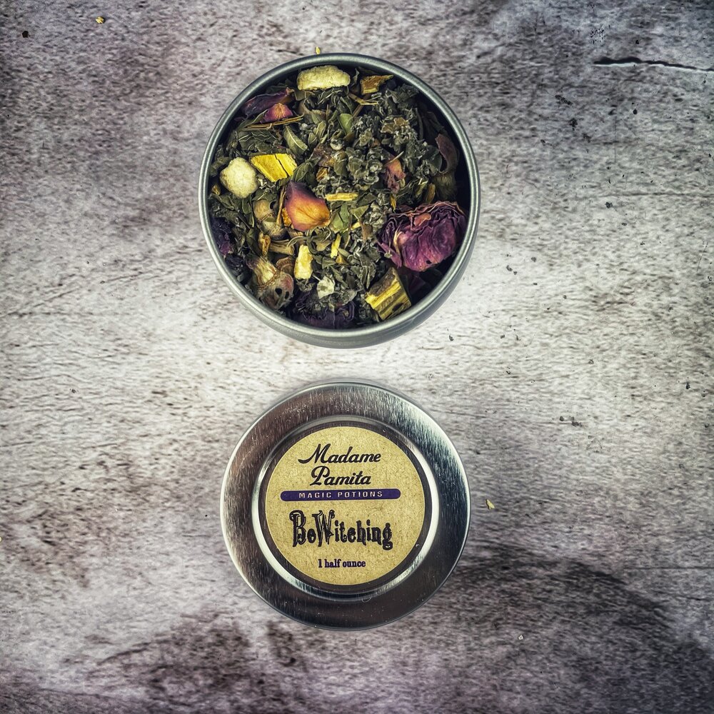 Parlour of Wonders Bewitching Potion Spell Kit with potion tin, moon infuser, and magical ingredients for enchanting spells.