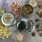 Psychic Eye Potion Spell Kit by Parlour of Wonders, including potion tin and moon infuser with mystical symbols.