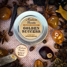 Golden Success Potion Spell Kit by Parlour of Wonders featuring a potion tin and star infuser for magical success.
