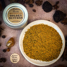 Golden Success Potion Spell Kit by Parlour of Wonders with a decorative tin and star infuser for magical rituals.