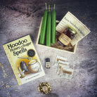 Parlour of Wonders Honey Jar Spell Kit featuring a glass jar, herbs, and ingredients for love magic rituals.