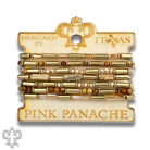 Matte gold and mixed bead bracelet by Pink Panache Brands, featuring a stylish combination of gold-tone and colorful beads.
