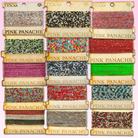 Multiple strands of black rhinestone bracelet set by Pink Panache Brands, featuring sparkling, layered jewelry for stylish wristwear.