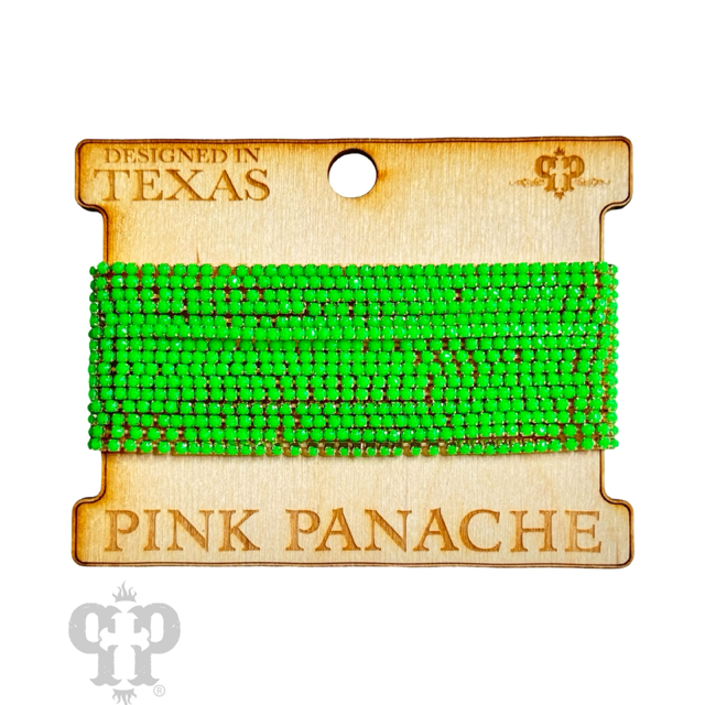 Pink Panache Brands rhinestone bracelet set with multiple black-strand bracelets featuring sparkling rhinestones.