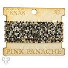 Pink Panache Brands rhinestone bracelet set with multiple black strands, sparkling and layered for a stylish accessory look.